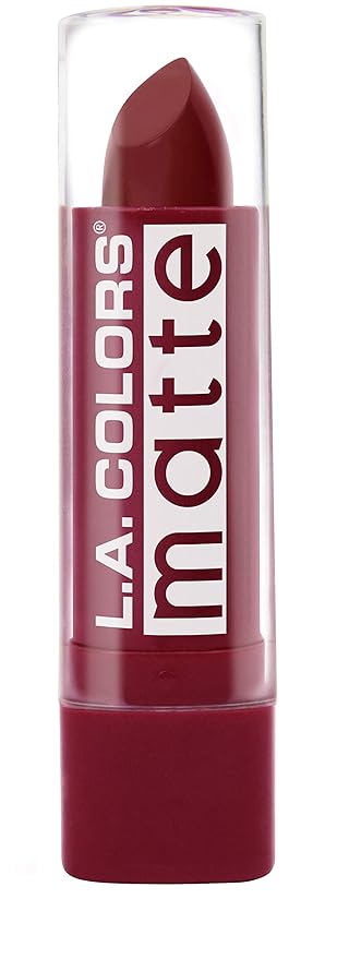 L.A. COLORS Matte Lip Color, Strawberry, 1 Ounce