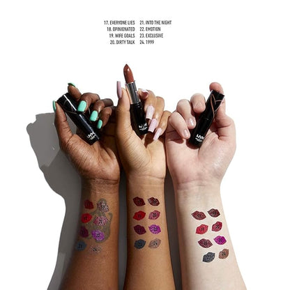 NYX Lipstick Bundle. NYX PROFESSIONAL MAKEUP Shout Loud Grey)
