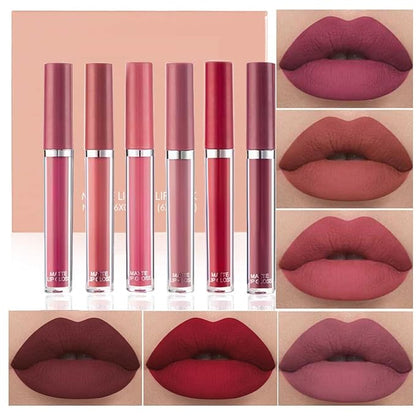 Matte Liquid Lipstick Set, Long Lasting Non-Stick Cup Long