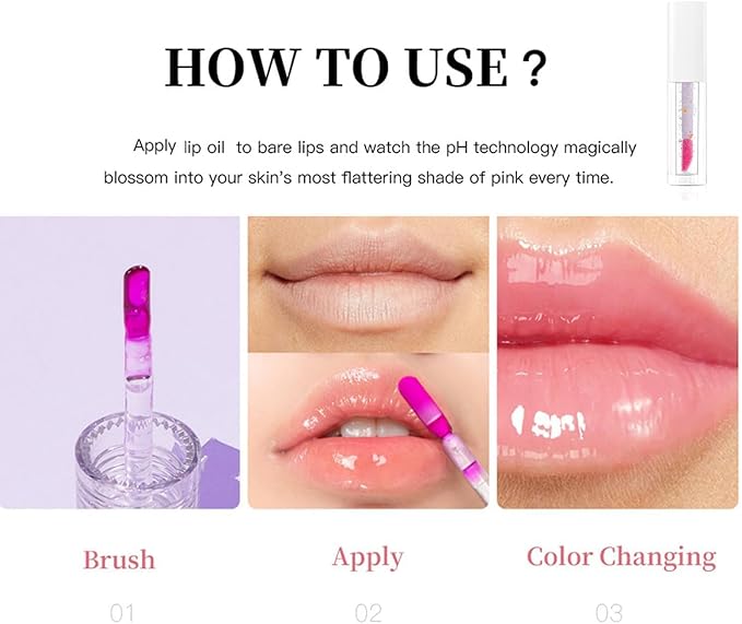 Long Lasting Color Changing Lip Gloss for Moisturized Long