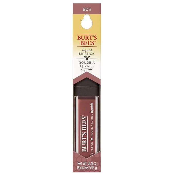 Burt's Bees 100% Natural Glossy Liquid Lipstick, Tidal Glossy