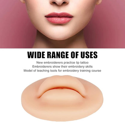ZJchao 3D Fake Lips, Silicone Fake for Lips Training