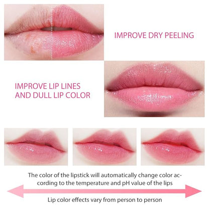 Waterproof Moisturizing Magic Matte Color-Changing Lip Balm Lipstick:Create Moisturizing