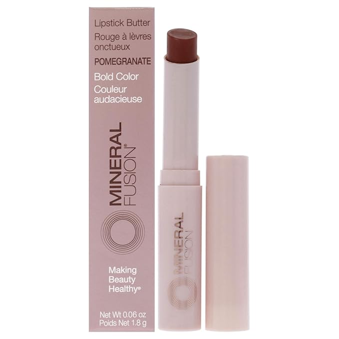Mineral Fusion Lipstick Butter - Pomegranate for Women Pomegranate