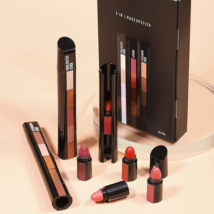 5Pcs Matte Lipstick Set + 5Pcs Matte Cream Countour/Highlight