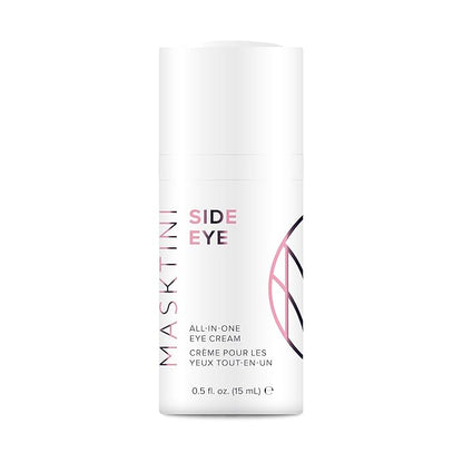 Side Eye All-in-One Eye Cream, 0.5 ounce - Face Moisturizer - with Apple and Green Tea Extracts - Collagen Boosting - Eye Cream for Puffiness