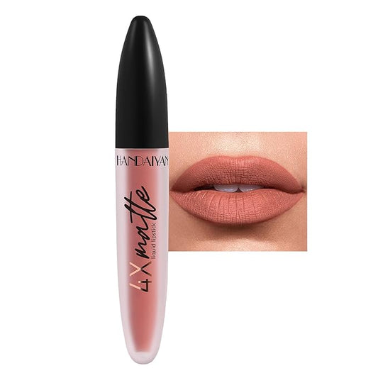 4X Matte Waterproof Lipstick Makeup for Women, Moisturizing Moisturizing