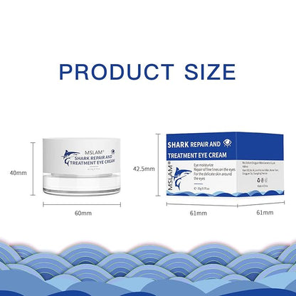 Eye Cream Reducing Fine Lines and Wrinkles Anti-Aging Eye Cream Repairing Dark Circles and Puffy Eye Cream 0.7 oz (shark)