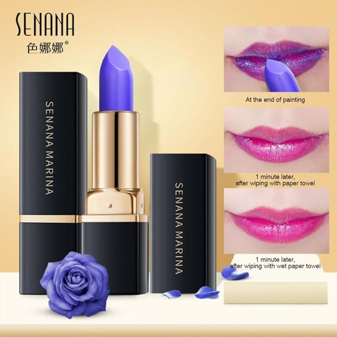 2Pcs Blue Rose Color Changing Magic vitamin E Changing