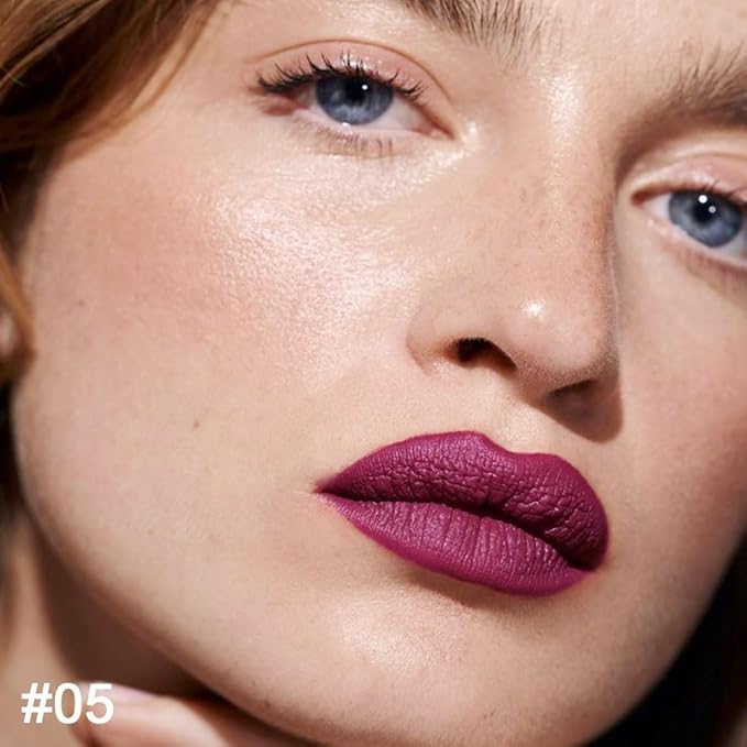 evpct 1Pcs Plum Purple Lip Liner and Lipstick