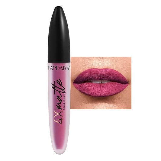 4X Matte Lipstick for Women, Waterproof Liquid Makeup Lipgloss
