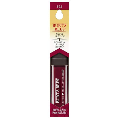 Burt's Bees 100% Natural Glossy Liquid Lipstick, Garnet Glossy