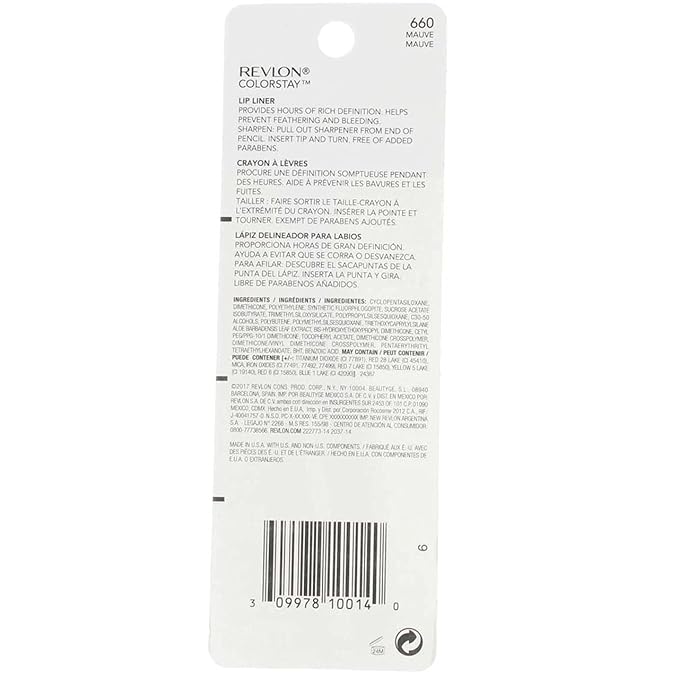Revlon ColorStay Lip Liner with SoftFlex, Mauve [660]