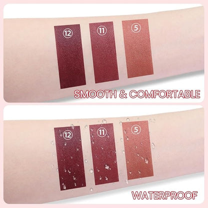 BINGBRUSH Crayon Matte Longwear Lipstick Pack Set,Moisture Sm