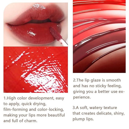 BINGBRUSH 2 Pcs Moisturizing and Silky Velvet Lipgloss BINGBRUSH