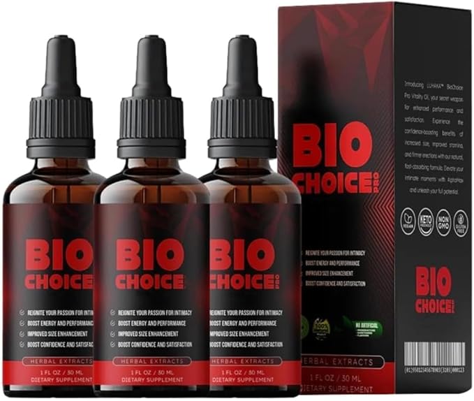 3PCS Biochoice Pro Vitality Oil, Biochoice