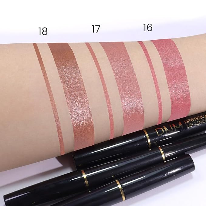evpct 1Pcs Light Pink Pale-Pink Metallic Shine Shimmer Lip