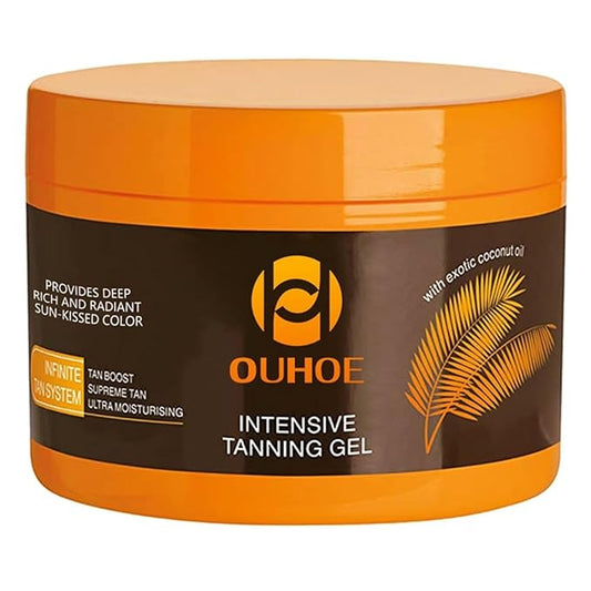 Intensive Tanning Gel, Natural Tanning Lotion, Brown Intense Tanning Gel For Body Outdoor Summar Beach Women For Sunbeds & Outdoor Sun