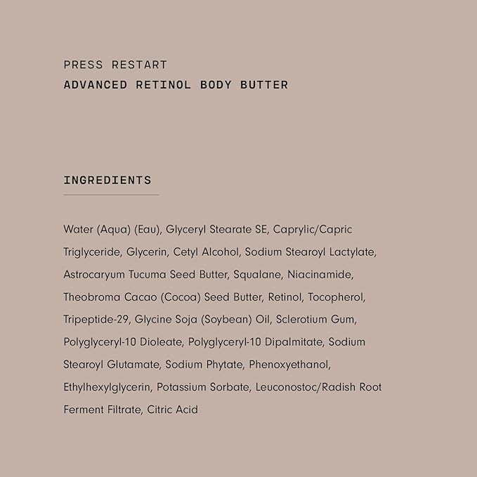 Versed Advanced Retinol Body Butter -