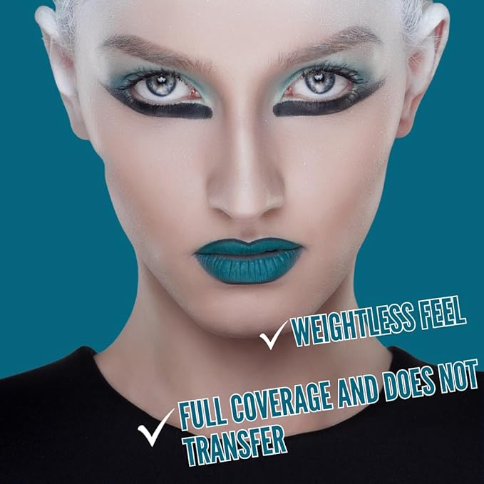 Mynena Teal Blue Long-Lasting Matte Liquid Lipstick | Intense Color, Smudge-Proof & Waterproof | Comfortable, Hydrating Shea Butter | Vegan & Cruelty-Free | Ivy