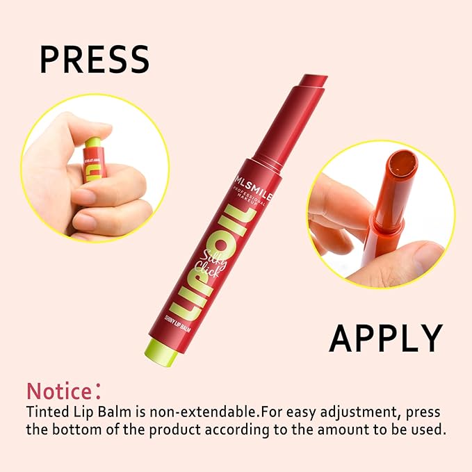 3 PCS Click Lip Gloss Pen For Women Plumping Lip Stain Color Changing Waterproof Long Lasting Jelly Tinted Lip Balm Hydrating Lip Oil For Dry Lips