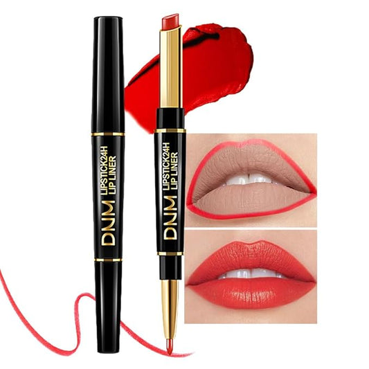 evpct 1Pcs Red Velvet Matte Lip Liner and Lip 24 l