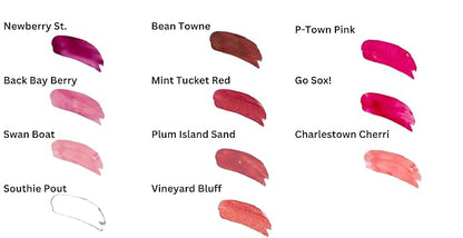 Vineyard Bluff Lip Gloss (.25oz) - Naturally Refreshing Vegan Lip Gloss with Aloe, Vitamins C & E, Spearmint Extract