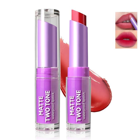 Double Colors 2 in 1 Lipstick and Lip Long