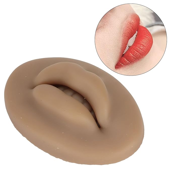 ZJchao Silicone Fake for Lips, 3d Lips Practice Microblading