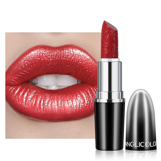 Glitter Lipstick for Women with Metallic 3D Shine Lipstick 14OZ