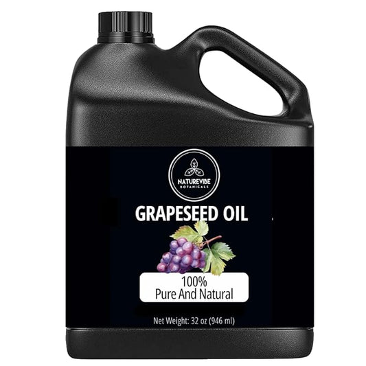 Naturevibe Botanicals Grapeseed Oil 32 Ounces