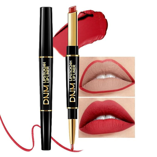 evpct 1Pcs Ruby Red Matte Lip Liner and Lip