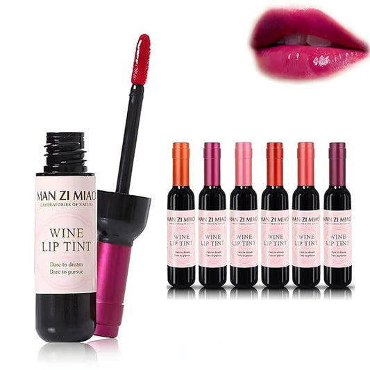 VOLLUCK Wine Liquid Lipstick, Lady Long Lasting Make Long