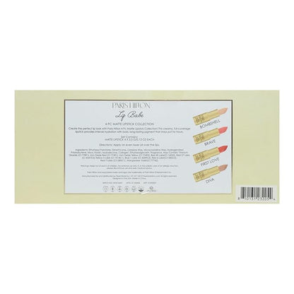 Paris Hilton Matte Lipstick Collection - Long Lasting Long