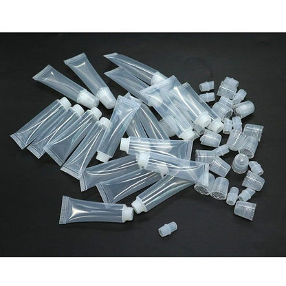 20Pcs Empty Refillable 10ml Mini Clear Lip Gloss 10ml