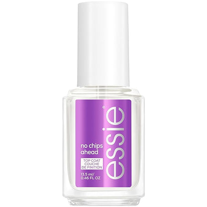 essie Nail Care, 8-Free Vegan, No Chips Ahead Top Coat, chip-resistant nail polish, 0.46 fl oz