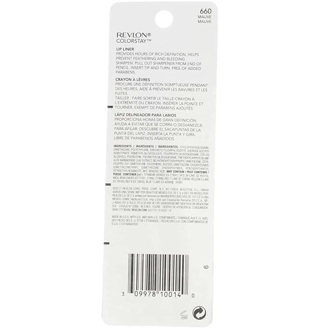 Revlon ColorStay Lip Liner with SoftFlex, Mauve [660]