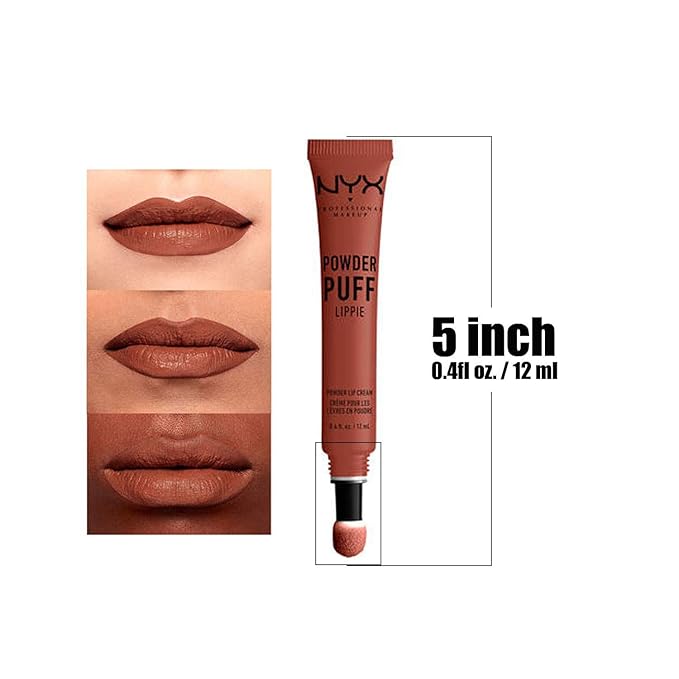 Powder Puff Lippie Lip Cream Makeup Lipstick Paint Net Wt 0.4 fl oz / 12 ml Free ZipBag (PPL13 : TEACHER'S PET)