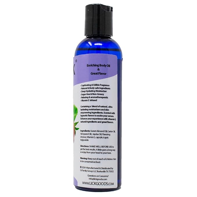 LICK Strawberry Scented Body Oil -