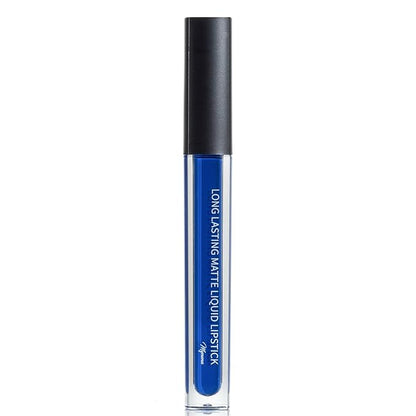 Mynena Blue Long-Lasting Matte Liquid Lipstick | Intense Color, Smudge-Proof & Waterproof | Comfortable, Hydrating Shea Butter | Vegan & Cruelty-Free | Mavi