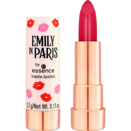 essence | Emily in Paris Matte Lipstick (01 Highly-Pigmented,