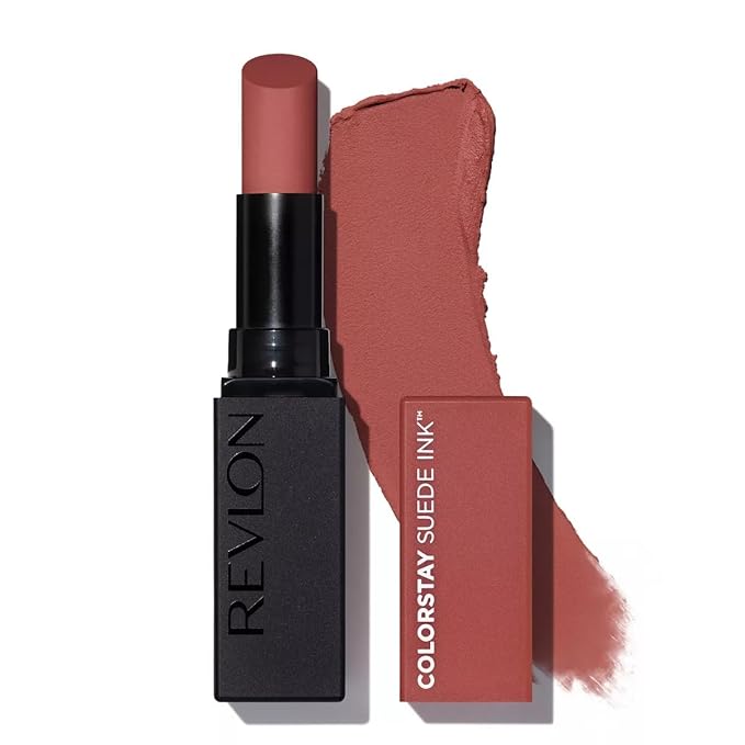 REVLON Lipstick, ColorStay Suede Ink, Built-in Primer, Infused Lipstick, 09 oz