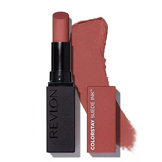 REVLON Lipstick, ColorStay Suede Ink, Built-in Primer, Infused Lipstick, 09 oz