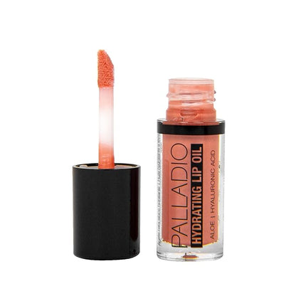 Palladio Hydrating Lip Oil Infused with Hyaluronic Acid, Hydrating