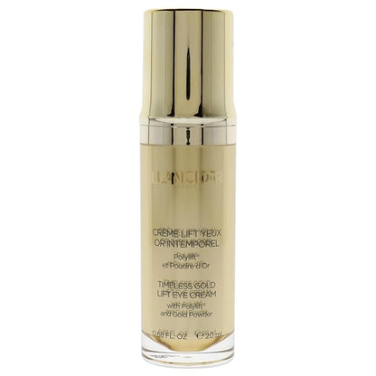 Timeless Gold Lift Eye Cream - Fights Against The Signs Of Aging Around The Eyes - Helps Skin Regain Suppleness - Brightens And Opens Up Eye Area - Highly Effective Ingredients - 0.7 Oz
