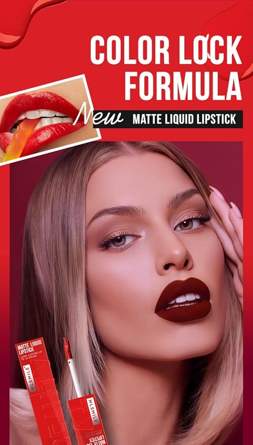 Matte Liquid Lipstick, Matte Velvet Lip Gloss, High Gloss,