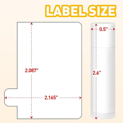 210 Pack Lip Balm Unlabeled, Natural Lip Balm Bulk Blank Tube, Personalized Lip Balms for Party Favors Adults and Bridal Shower Favors or Baby Shower Gifts-7 Flavors