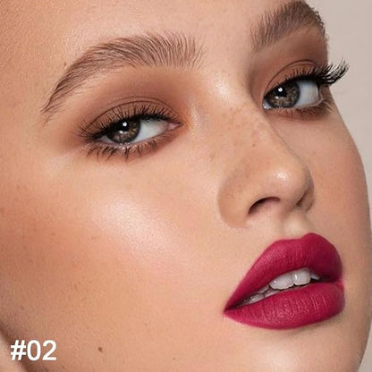 evpct 1Pcs Plum Red Lip Liner and Lipstick