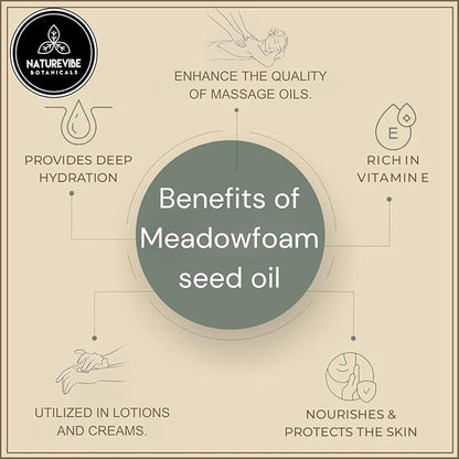 Naturevibe Botanicals Meadowfoam Oil 32 Ounces