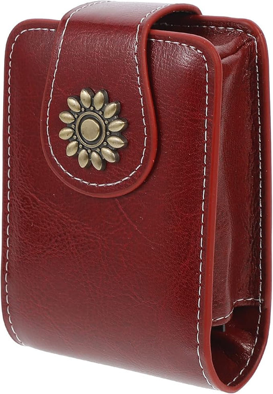 VALICLUD Travel Vanity Bag Pocket Mirror Lipstick Case Bag